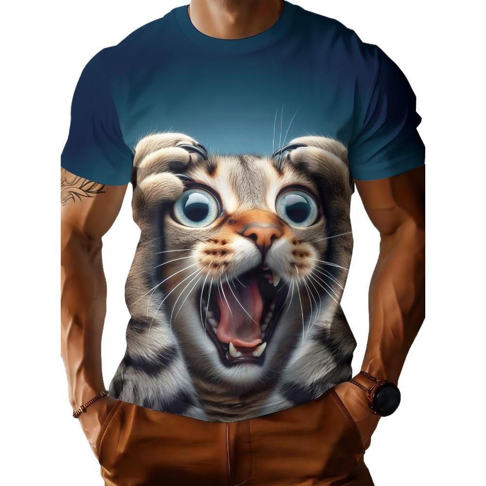 Men s T-shirt Original Designer Summer New Geometric Cat Print O-neck Short Sleeve Personalize Versatile Men s Clothing Top XS
Men s T-shirt Original Designer Summer New Geometric Cat Print O-neck Short Sleeve Personalize Versatile Men s Clothing Top XS