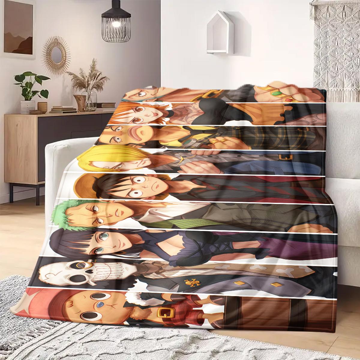OnePiece Anime Print Blanket Warm Comfortable Flannel Blanket Suitable for Bedrooms, Sofas, Beds, Chairs, Picnics, Travel 75x90cm
OnePiece Anime Print Blanket Warm Comfortable Flannel Blanket Suitable for Bedrooms, Sofas, Beds, Chairs, Picnics, Travel 75x90cm