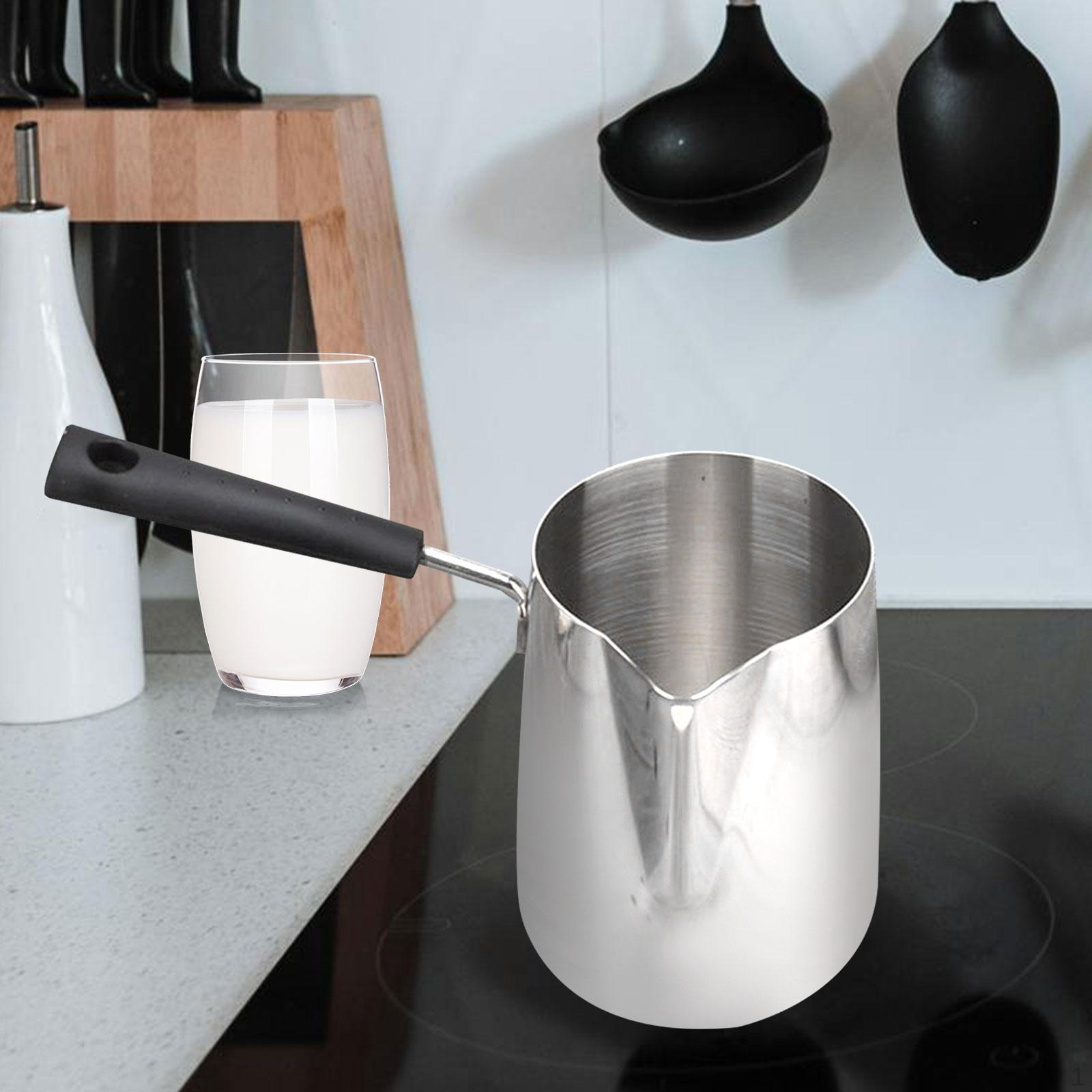 Кувшин для вспенивания молока, наклонный рот для разлива кофе, инструмент для латте-арта с длинной ручкой для дома, 250ml
Кувшин для вспенивания молока, наклонный рот для разлива кофе, инструмент для латте-арта с длинной ручкой для дома, 250ml