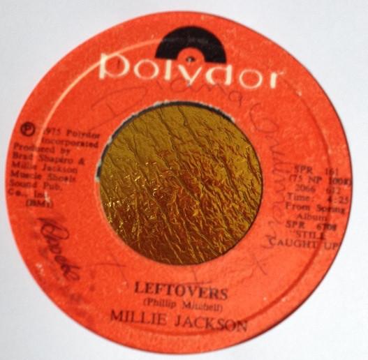 7inch Record MILLIE JACKSON - Leftovers / Loving Arms SPR161 Polydor 1975 Jamaica Soul/Funk Used
7inch Record MILLIE JACKSON - Leftovers / Loving Arms SPR161 Polydor 1975 Jamaica Soul/Funk Used