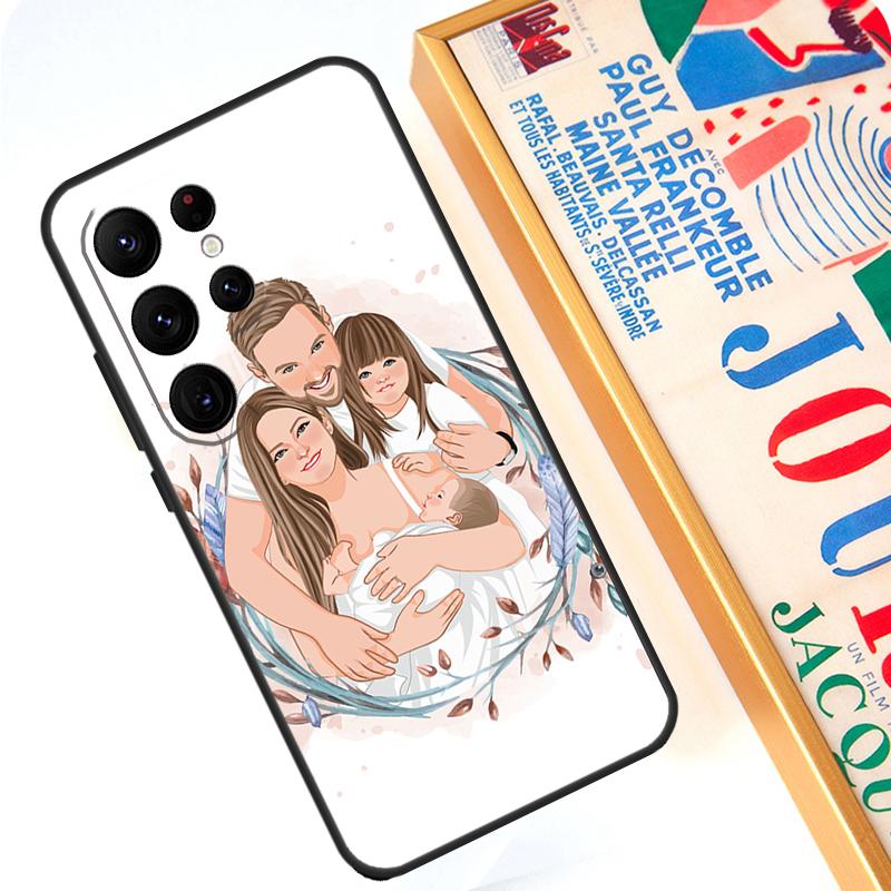 Чехол Мама Папа Дочь Сын для Samsung Galaxy S24 S23 S22 Ultra Note 20 10 Plus S8 S9 S10 S20 FE S21 FE Чехол Galaxy S24
Чехол Мама Папа Дочь Сын для Samsung Galaxy S24 S23 S22 Ultra Note 20 10 Plus S8 S9 S10 S20 FE S21 FE Чехол Galaxy S24