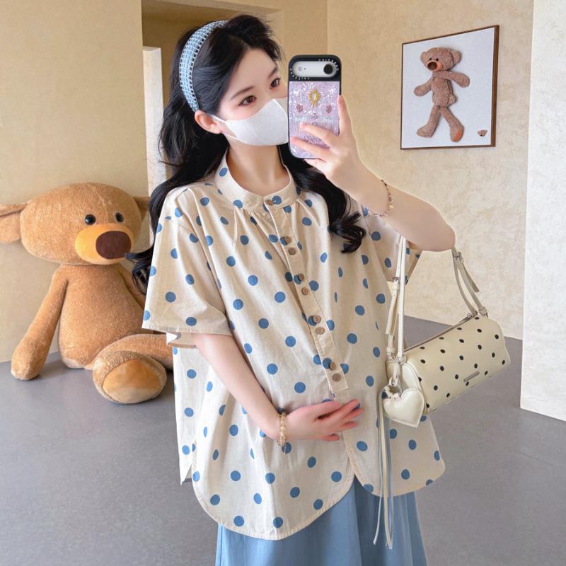 New Summer Polka Dot Maternity Top & Drawstring Pants: Age-Reducing, Loose-Fit, Casual 2XL
New Summer Polka Dot Maternity Top & Drawstring Pants: Age-Reducing, Loose-Fit, Casual 2XL