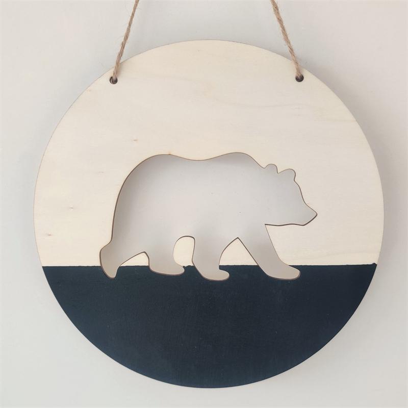 1pc Circle Wooden Bear Pendant Ins Style Polar Bear Pendant Creative Nordic Style Wall Hanging Decorations Home Decoration чёрный
1pc Circle Wooden Bear Pendant Ins Style Polar Bear Pendant Creative Nordic Style Wall Hanging Decorations Home Decoration чёрный