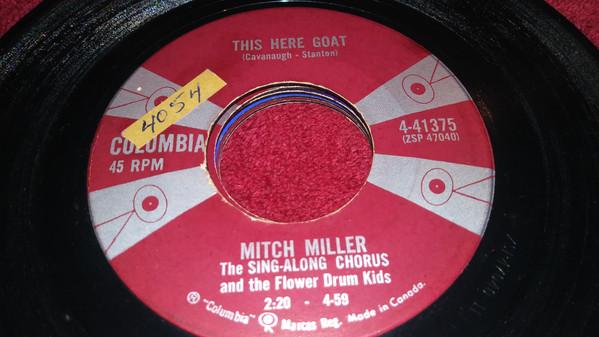 7inch Record MITCH MILLER & HIS SING-ALONG CHORU - Holiday For Lovers 441375 Columbia 1959 Canada Pop Used
7inch Record MITCH MILLER & HIS SING-ALONG CHORU - Holiday For Lovers 441375 Columbia 1959 Canada Pop Used