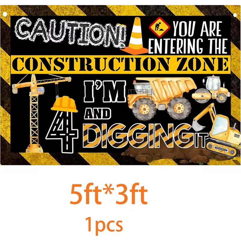 2D Construction 4th Birthday Backdrop, Boys Party Photo Background 47.2x31.5inch/120*80cm
2D Construction 4th Birthday Backdrop, Boys Party Photo Background 47.2x31.5inch/120*80cm