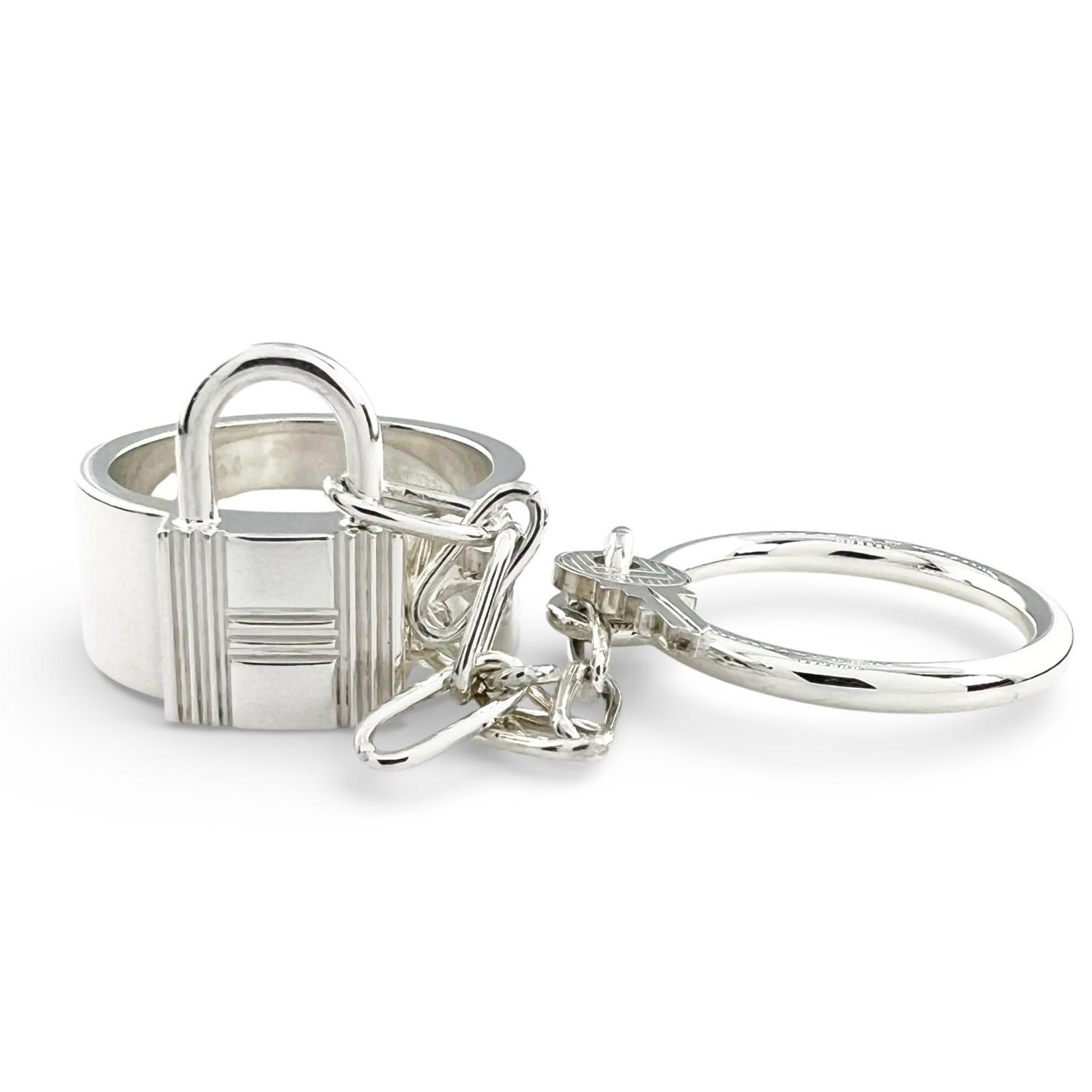 Great HERMES Ring Alpha Kelly Double Ring Silver AG925 Women Used
Great HERMES Ring Alpha Kelly Double Ring Silver AG925 Women Used