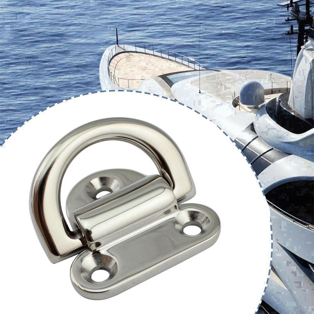 Boat Hardware Satinless Steel Trailer Flush Lift Ring Deck Pull Handle Yacht Order D-shaped Buckle
Boat Hardware Satinless Steel Trailer Flush Lift Ring Deck Pull Handle Yacht Order D-shaped Buckle