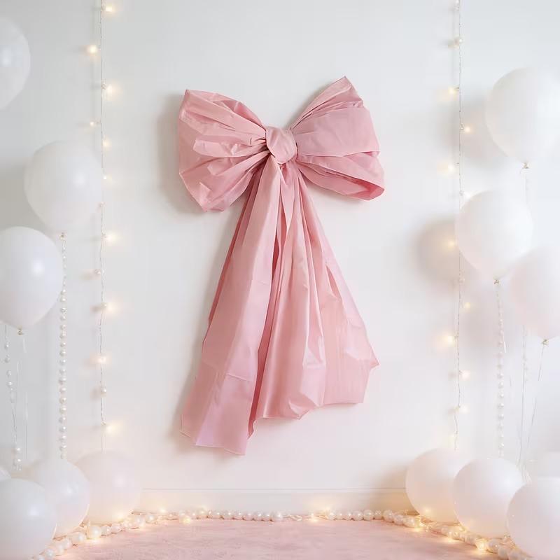 Giant bow wedding decorations, birthday party backdrops, window displays M розовый
Giant bow wedding decorations, birthday party backdrops, window displays M розовый
