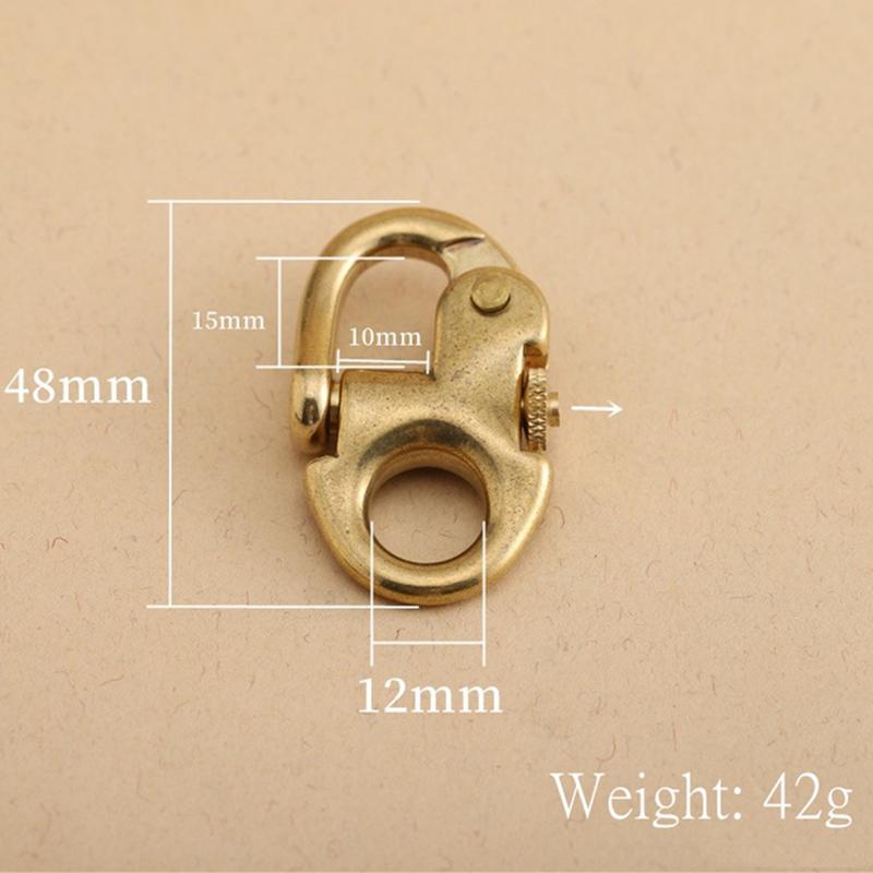 Brass Handicraft Key Buckle Waist Simplicity Shoulder Strap Fixed Latch Trinket Pendant Bag Hanging Car Keyring Small Decoration S жовтий
Brass Handicraft Key Buckle Waist Simplicity Shoulder Strap Fixed Latch Trinket Pendant Bag Hanging Car Keyring Small Decoration S жовтий