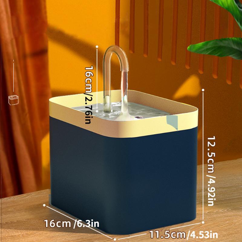 Водний фонтан для котів, автоматичний фільтр, USB-електричний глушник, миска для котячої поїлки, 1,5 л, фільтруюча поїлка з рециркуляцією для котів, диспенсер для води для домашніх тварин синій
Водний фонтан для котів, автоматичний фільтр, USB-електричний глушник, миска для котячої поїлки, 1,5 л, фільтруюча поїлка з рециркуляцією для котів, диспенсер для води для домашніх тварин синій