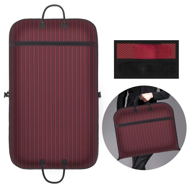 Чехол для костюма из ткани Оксфорд Пылезащитный чехол Чехол для пальто Пылезащитный мешок в полоску Чехол для костюма Сумка для хранения одежды 100x60cm красный
Чехол для костюма из ткани Оксфорд Пылезащитный чехол Чехол для пальто Пылезащитный мешок в полоску Чехол для костюма Сумка для хранения одежды 100x60cm красный