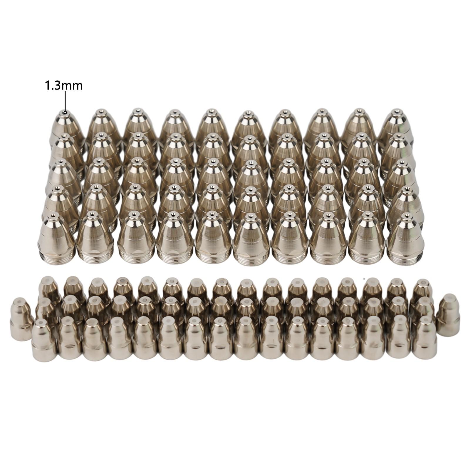 100*P80 Plasma Electrode Tip Nozzle 1.5mm Cutter Torch 100pcs Metal Construction 1.1mm
100*P80 Plasma Electrode Tip Nozzle 1.5mm Cutter Torch 100pcs Metal Construction 1.1mm