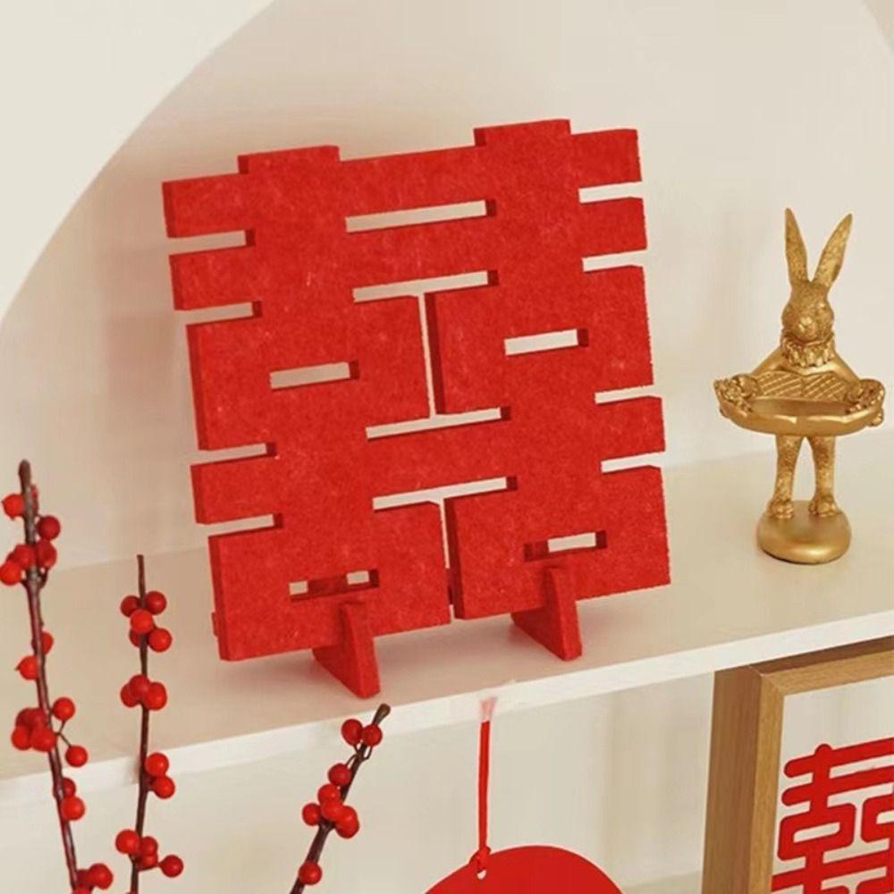 Non-woven Fabric Double Happiness Sticker Red Chinese Word Blessing Model Spring Festival
Non-woven Fabric Double Happiness Sticker Red Chinese Word Blessing Model Spring Festival