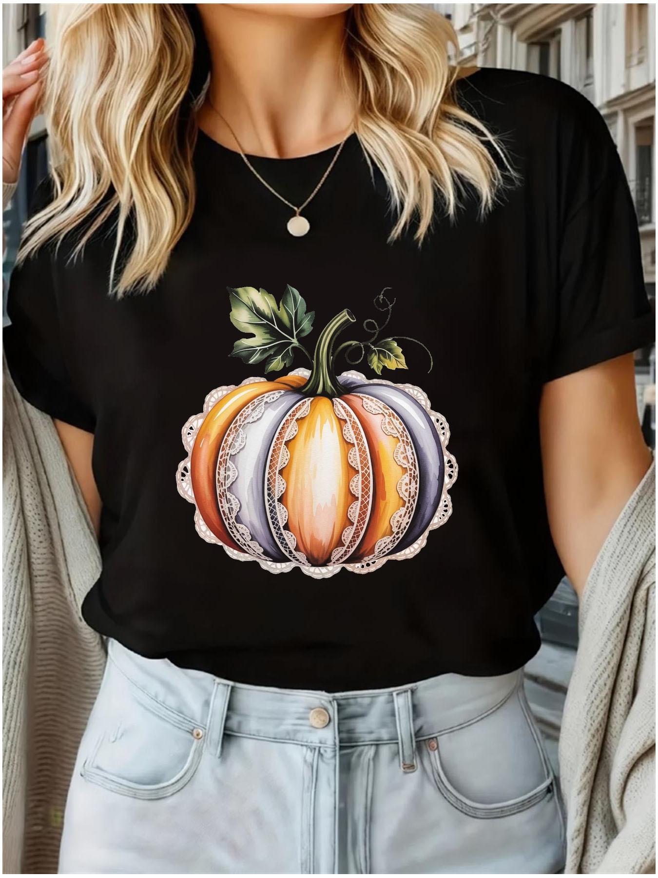 Lace Pumpkin Fall Season Art Graphic Casual Crew Neck Short Sleeve Cute Tee S разноцветный
Lace Pumpkin Fall Season Art Graphic Casual Crew Neck Short Sleeve Cute Tee S разноцветный