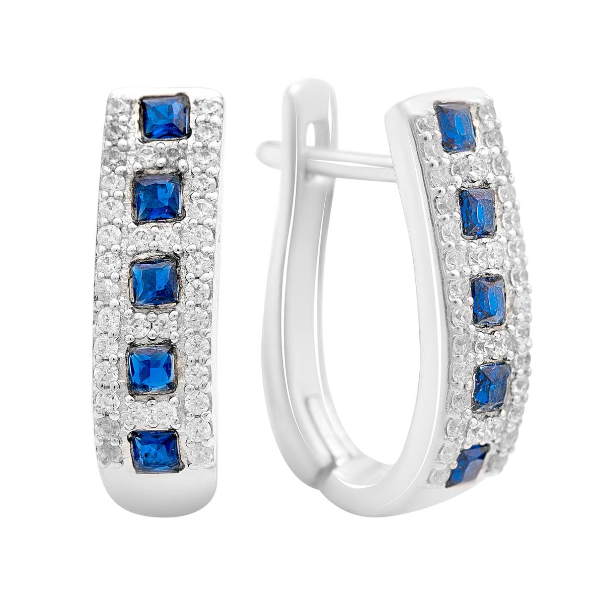 Серебряные серьги с сапфиром nano 1.187ct (2203452) синій
Серебряные серьги с сапфиром nano 1.187ct (2203452) синій
