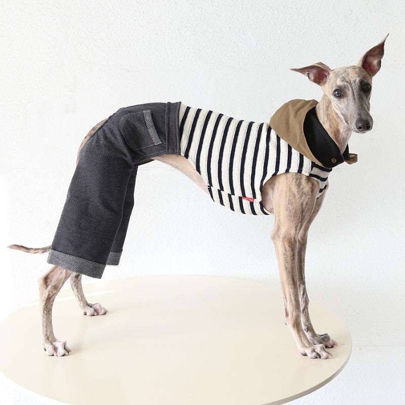 Luxury Striped Pet Clothes Whippet Jeans Coats Greyhound Large Dog Coats Jackets Spring Autumn Designer Dogs Clothes Supplies XS белый
Luxury Striped Pet Clothes Whippet Jeans Coats Greyhound Large Dog Coats Jackets Spring Autumn Designer Dogs Clothes Supplies XS белый