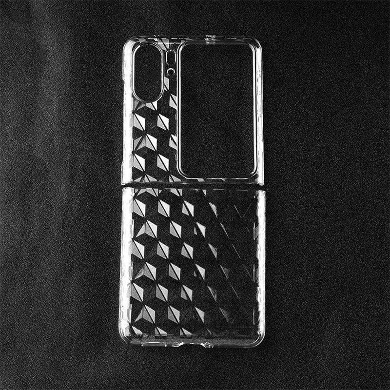 Transparent Hard PC Case for Oppo Find N2 Flip 5G,Shockproof Diamond Texture Phone Cover A
Transparent Hard PC Case for Oppo Find N2 Flip 5G,Shockproof Diamond Texture Phone Cover A