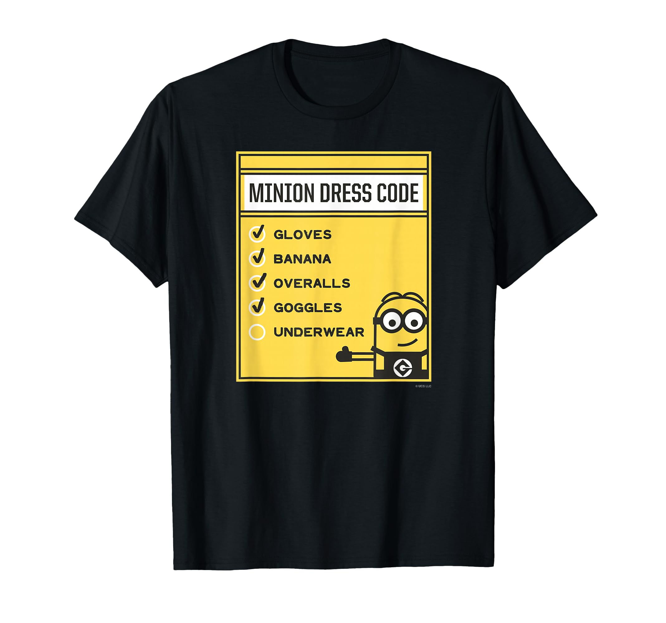 Футболка Minion MINIONS DRESS CODE чёрный
Футболка Minion MINIONS DRESS CODE чёрный
