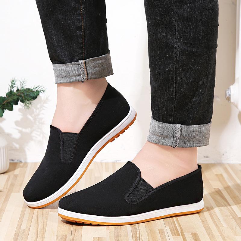 Direct cloth shoes black thickened lasagna cloth shoes lazy one pedal shallow mouth work shoes single shoes 36-45
Direct cloth shoes black thickened lasagna cloth shoes lazy one pedal shallow mouth work shoes single shoes 36-45