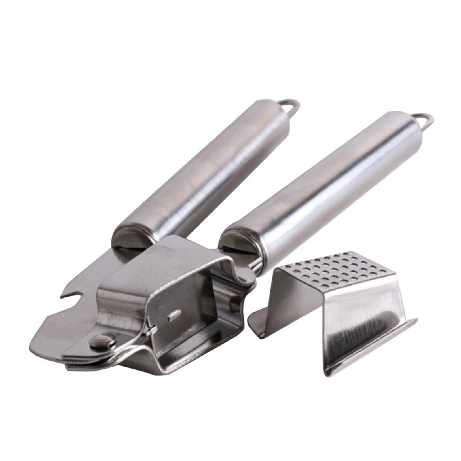 Manual Garlic Press Stainless Steel Rust Proof Curved Garlic Mincer Kitchen Tool with Ergonomic Handle for Home
Manual Garlic Press Stainless Steel Rust Proof Curved Garlic Mincer Kitchen Tool with Ergonomic Handle for Home