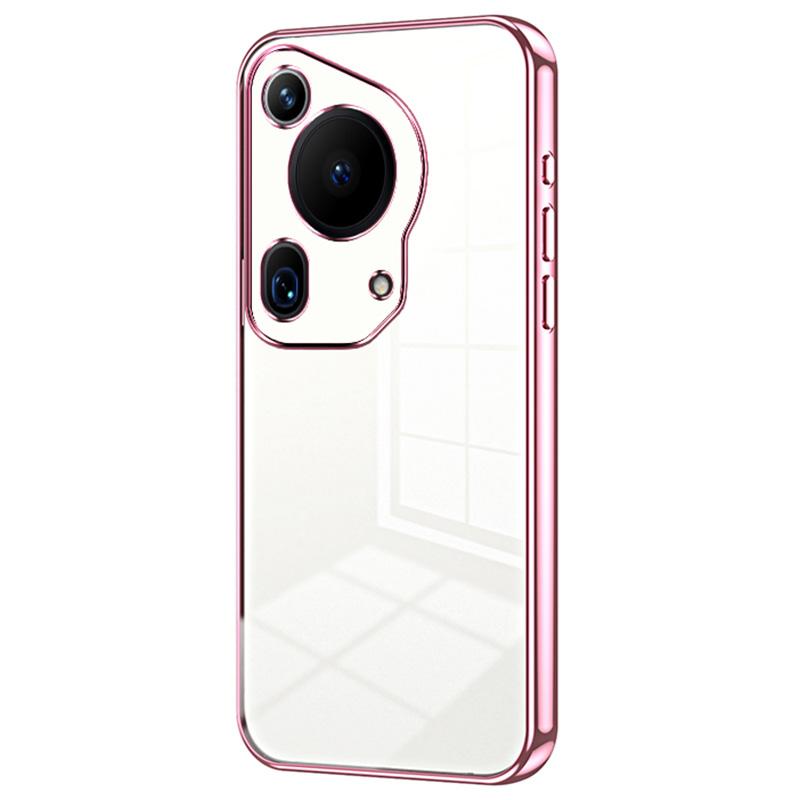 For Huawei Pura 70 Ultra Case TPU Shockproof Clear Phone Cover Electroplating Frame Pink
For Huawei Pura 70 Ultra Case TPU Shockproof Clear Phone Cover Electroplating Frame Pink