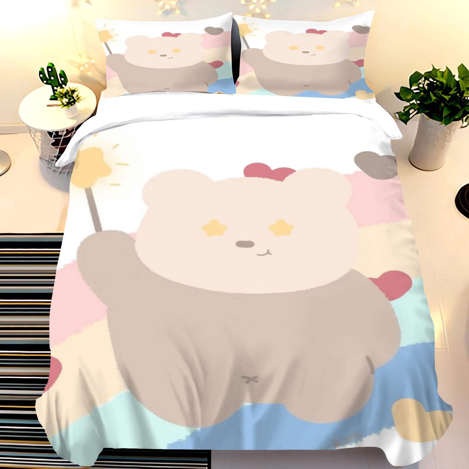 Cute Duvet Cover Cartoon Bedding Set Teen Bedroom 100% Polyester Decor Ultra Soft Comfortable Children Room New Various Size 135x200cm
Cute Duvet Cover Cartoon Bedding Set Teen Bedroom 100% Polyester Decor Ultra Soft Comfortable Children Room New Various Size 135x200cm