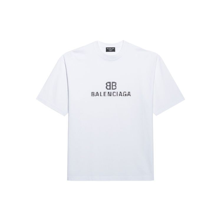 Balenciaga Мужская футболка среднего кроя BB Pixel Белая уличная одежда унисекс 612966TKVI79040
Balenciaga Мужская футболка среднего кроя BB Pixel Белая уличная одежда унисекс 612966TKVI79040