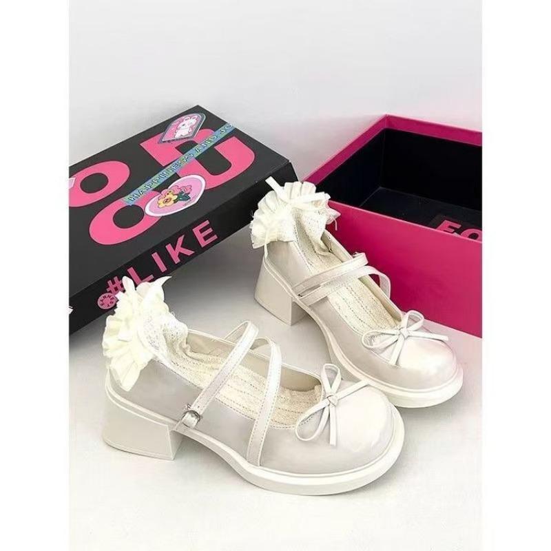 Sweet and cool bow Mary Jane shoes women s summer new versatile double buckle with retro platform shoes 40
Sweet and cool bow Mary Jane shoes women s summer new versatile double buckle with retro platform shoes 40