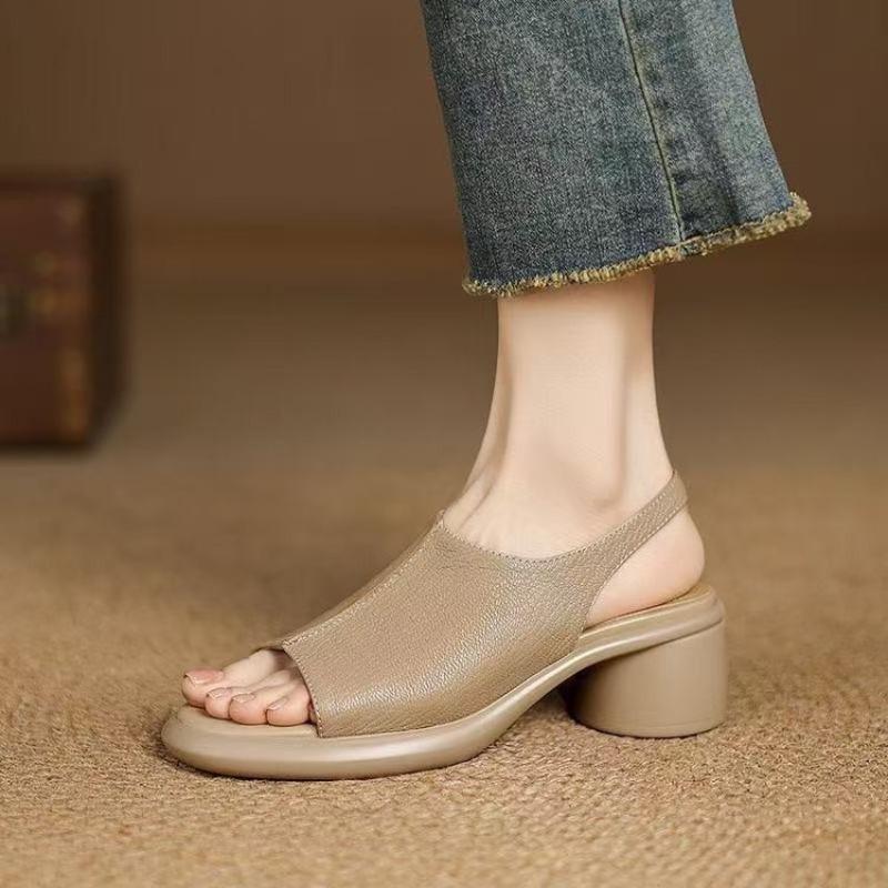Soft Leather Fish-mouth Shoes - New Style, Chunky Heel, Soft Sole - Perfect for Women, Versatile for All Occasions 40 абрикосовий
Soft Leather Fish-mouth Shoes - New Style, Chunky Heel, Soft Sole - Perfect for Women, Versatile for All Occasions 40 абрикосовий
