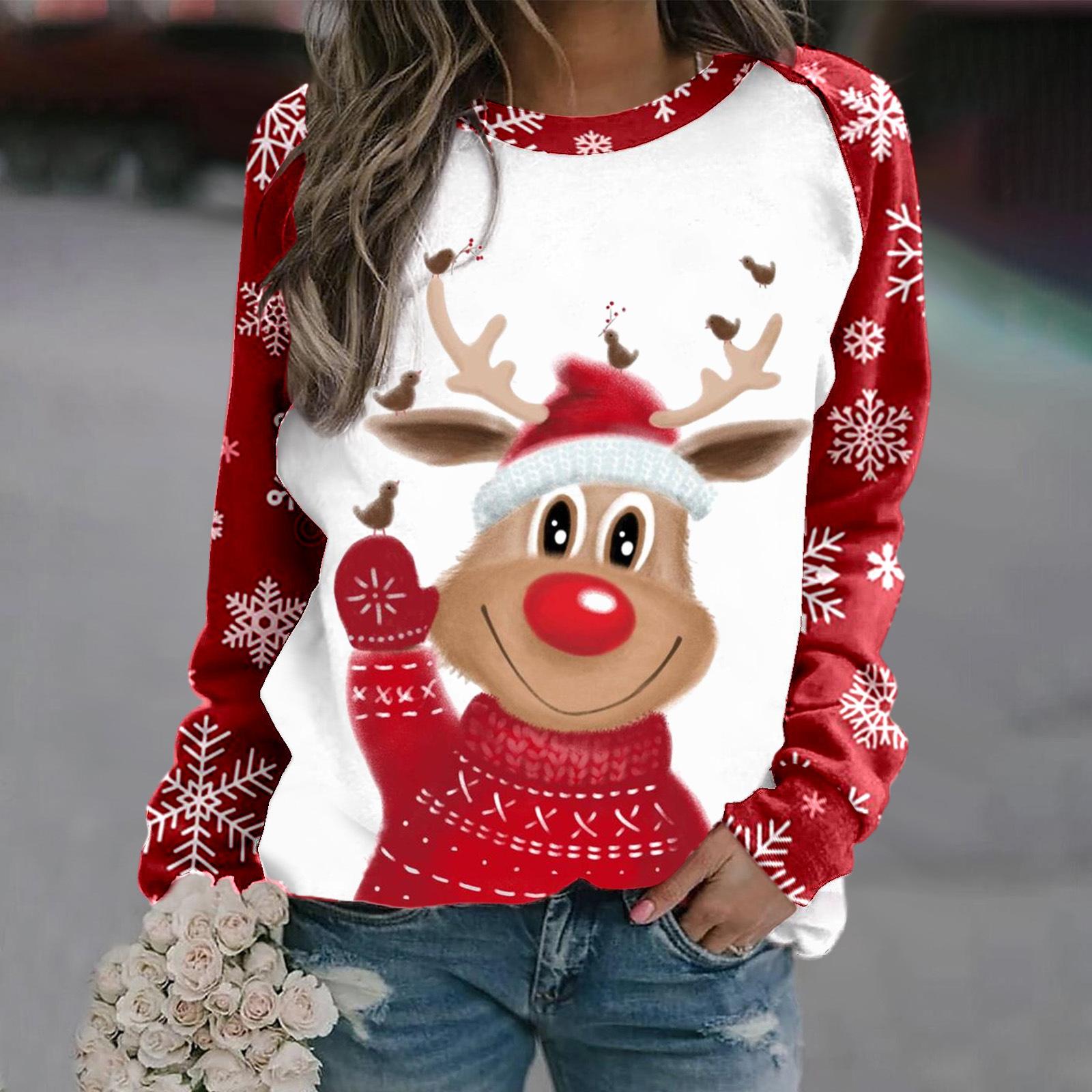 2023 Autumn Festival New Gril HD Digital 3d Print Funny Clothing Christmas T-Shirt Guards Cotton O Neck Sleeve Tops L
2023 Autumn Festival New Gril HD Digital 3d Print Funny Clothing Christmas T-Shirt Guards Cotton O Neck Sleeve Tops L