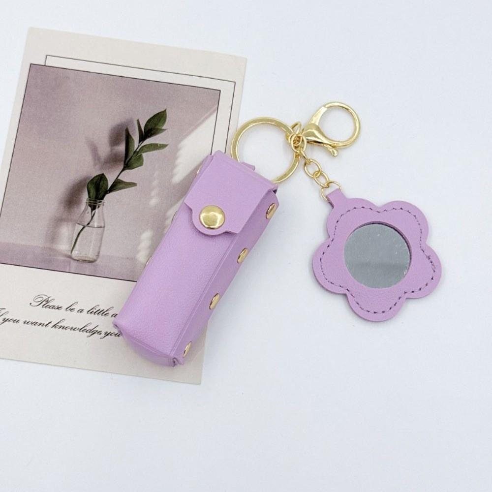 New PVC Lipstick Bags Heart-Shaped Mirror Various Colors Lipstick Pouch Mini Size Keychain Lip Makeups Bag Daily Carry фіолетовий
New PVC Lipstick Bags Heart-Shaped Mirror Various Colors Lipstick Pouch Mini Size Keychain Lip Makeups Bag Daily Carry фіолетовий