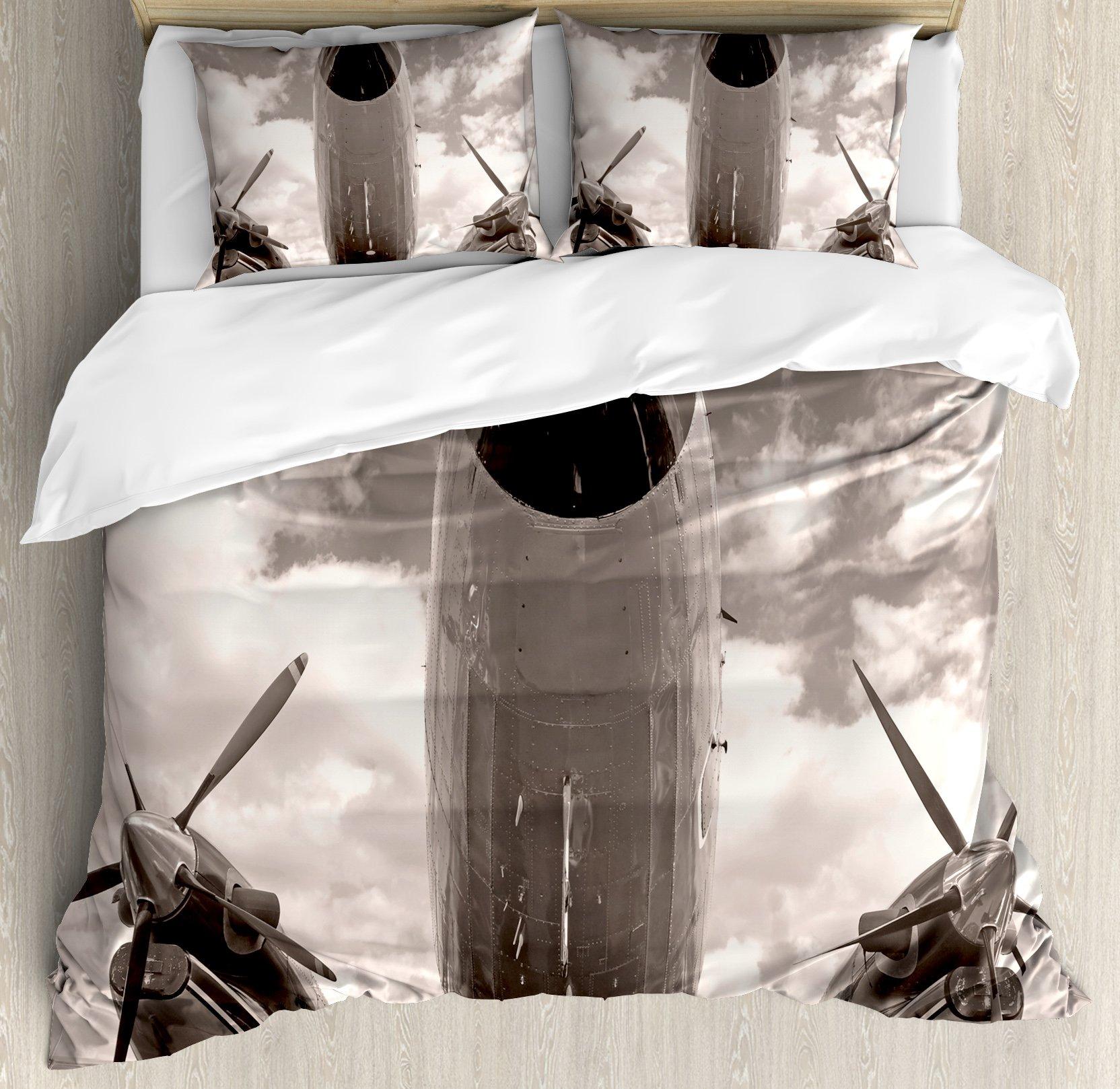 Comforter Vintage Airplane Turboprop Airplane Decorative 3 Piece Bedding Set With 2 Queen King S Comforter (quilt)-EU Single(135*200cm)3pcs
Comforter Vintage Airplane Turboprop Airplane Decorative 3 Piece Bedding Set With 2 Queen King S Comforter (quilt)-EU Single(135*200cm)3pcs