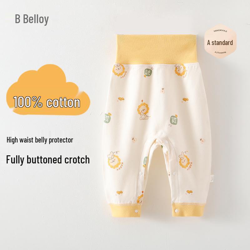 High-Waisted Cotton Belly-Protecting Pants for Infants and Toddlers - Ideal for Spring and Autumn 73cm (6-9 months)
High-Waisted Cotton Belly-Protecting Pants for Infants and Toddlers - Ideal for Spring and Autumn 73cm (6-9 months)
