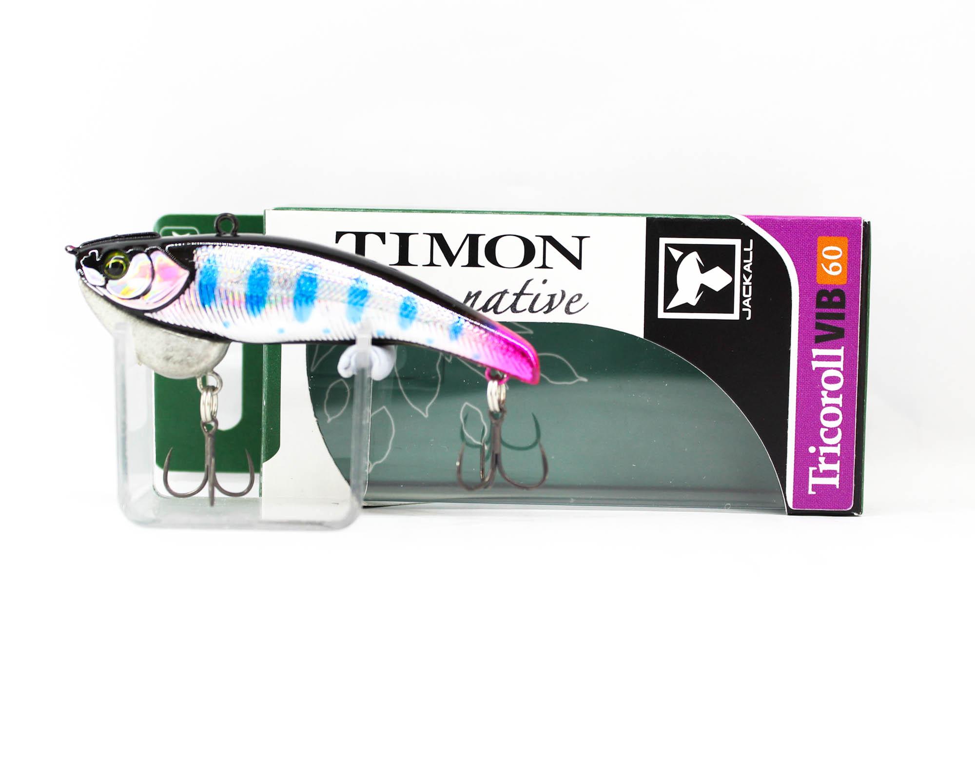 Jackall Timon Tricoroll Vib 60 Sinking Lure Yoneshiro Multi Black (2462)
Jackall Timon Tricoroll Vib 60 Sinking Lure Yoneshiro Multi Black (2462)
