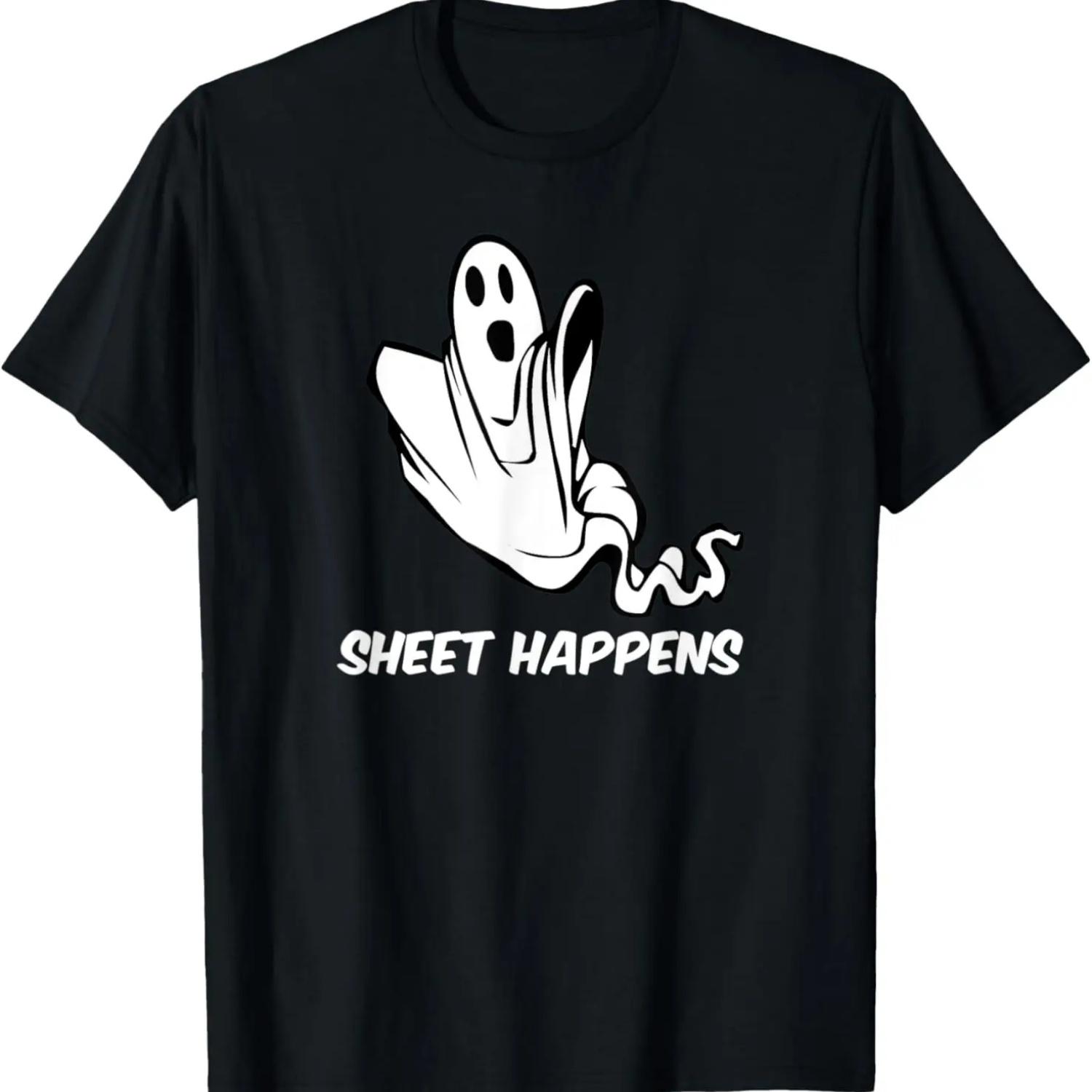 Sheet Happens Ghost Funny Halloween T-Shirt XXXXXL чорний
Sheet Happens Ghost Funny Halloween T-Shirt XXXXXL чорний