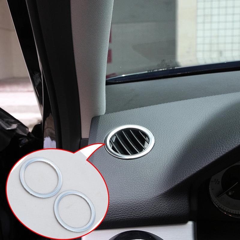 2pcs Chrome Interior AC Air Vent Outlet Cover Trim Decoration For Mercedes Benz GLK X204 ML W124 GL X164 Accessories Car
2pcs Chrome Interior AC Air Vent Outlet Cover Trim Decoration For Mercedes Benz GLK X204 ML W124 GL X164 Accessories Car