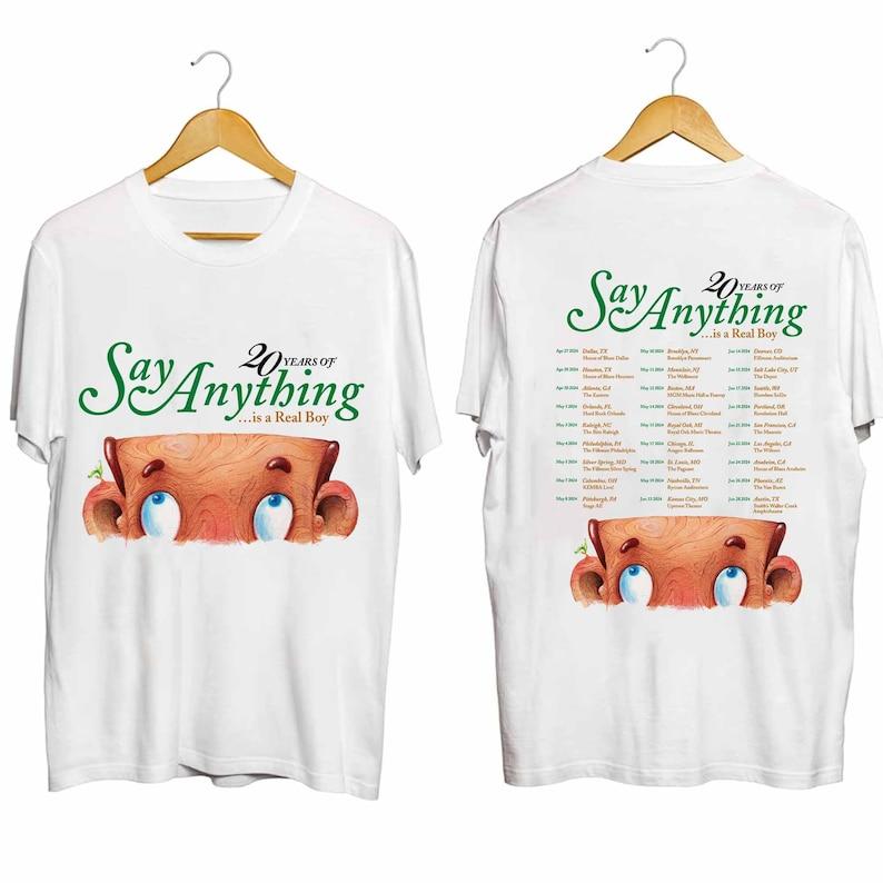 300GSM Heavy Cotton T-Shirt Say Anything Tour Shirt Is a Real Boy 20th Anniversary Tour Shirt Say Anything Band Fan Shirt Say Anything Concert Shirt
300GSM Heavy Cotton T-Shirt Say Anything Tour Shirt Is a Real Boy 20th Anniversary Tour Shirt Say Anything Band Fan Shirt Say Anything Concert Shirt