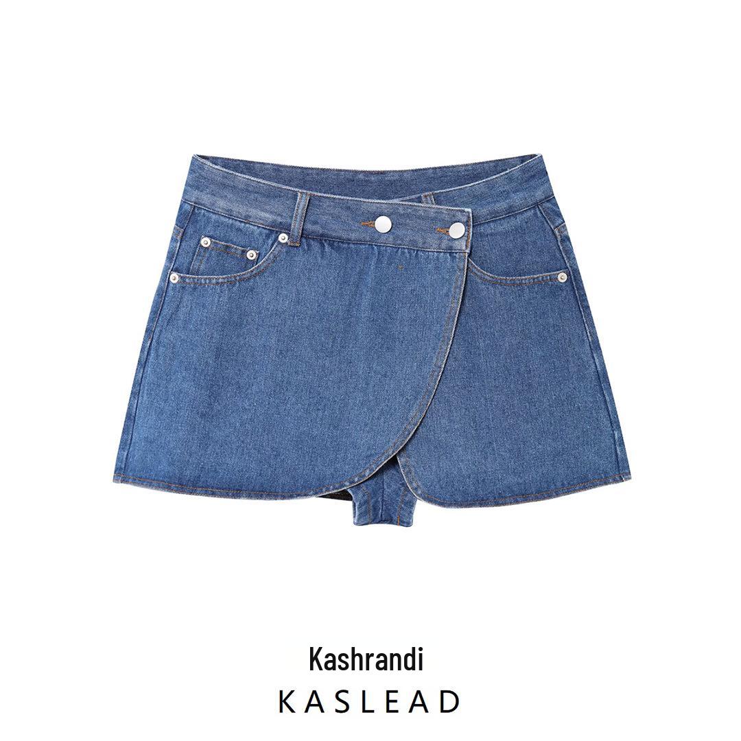 2025 Spring Women s European & American Style Fashion Simple Versatile Irregular Fake Two-Piece Denim Shorts S
2025 Spring Women s European & American Style Fashion Simple Versatile Irregular Fake Two-Piece Denim Shorts S