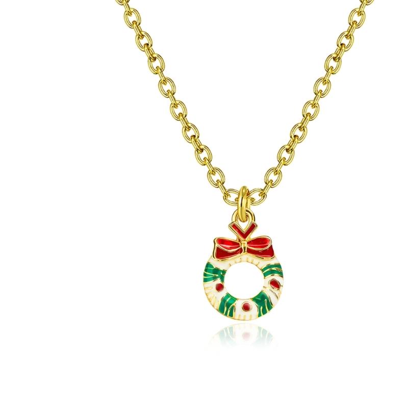 Рождественская тематика Ожерелье Колокольчик Олень Снежинка Вишневое дерево Подвеска Шарм Элегантные Праздничные Украшения Подарок Для Женщин
Рождественская тематика Ожерелье Колокольчик Олень Снежинка Вишневое дерево Подвеска Шарм Элегантные Праздничные Украшения Подарок Для Женщин