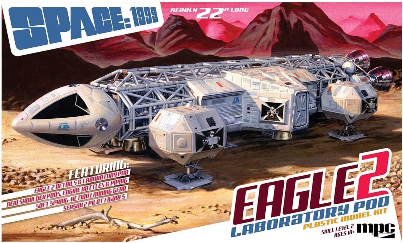 Platts MPC Space 1999 Eagle 2 Transporter Pot Общая длина 55 см Масштаб Пластиковая модель MPC923 с Labo Приблизительно. 1/48
Platts MPC Space 1999 Eagle 2 Transporter Pot Общая длина 55 см Масштаб Пластиковая модель MPC923 с Labo Приблизительно. 1/48
