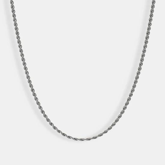 Ланцюжок-плетіння «Роп» з білого золота 3 мм Подарунок найкращому другу Весільна річниця День народження Різдво Випускний День батька, Подарунок на День Святого Валентина для чоловіка
Ланцюжок-плетіння «Роп» з білого золота 3 мм Подарунок найкращому другу Весільна річниця День народження Різдво Випускний День батька, Подарунок на День Святого Валентина для чоловіка