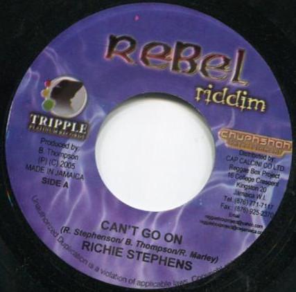 7inch Record RICHIE STEPHENS / WILLY JUSTICE - Can t Go On / Rastafari NONE Rebel Riddim 2005 Jamaica Reggae, Ska & Dub Used
7inch Record RICHIE STEPHENS / WILLY JUSTICE - Can t Go On / Rastafari NONE Rebel Riddim 2005 Jamaica Reggae, Ska & Dub Used