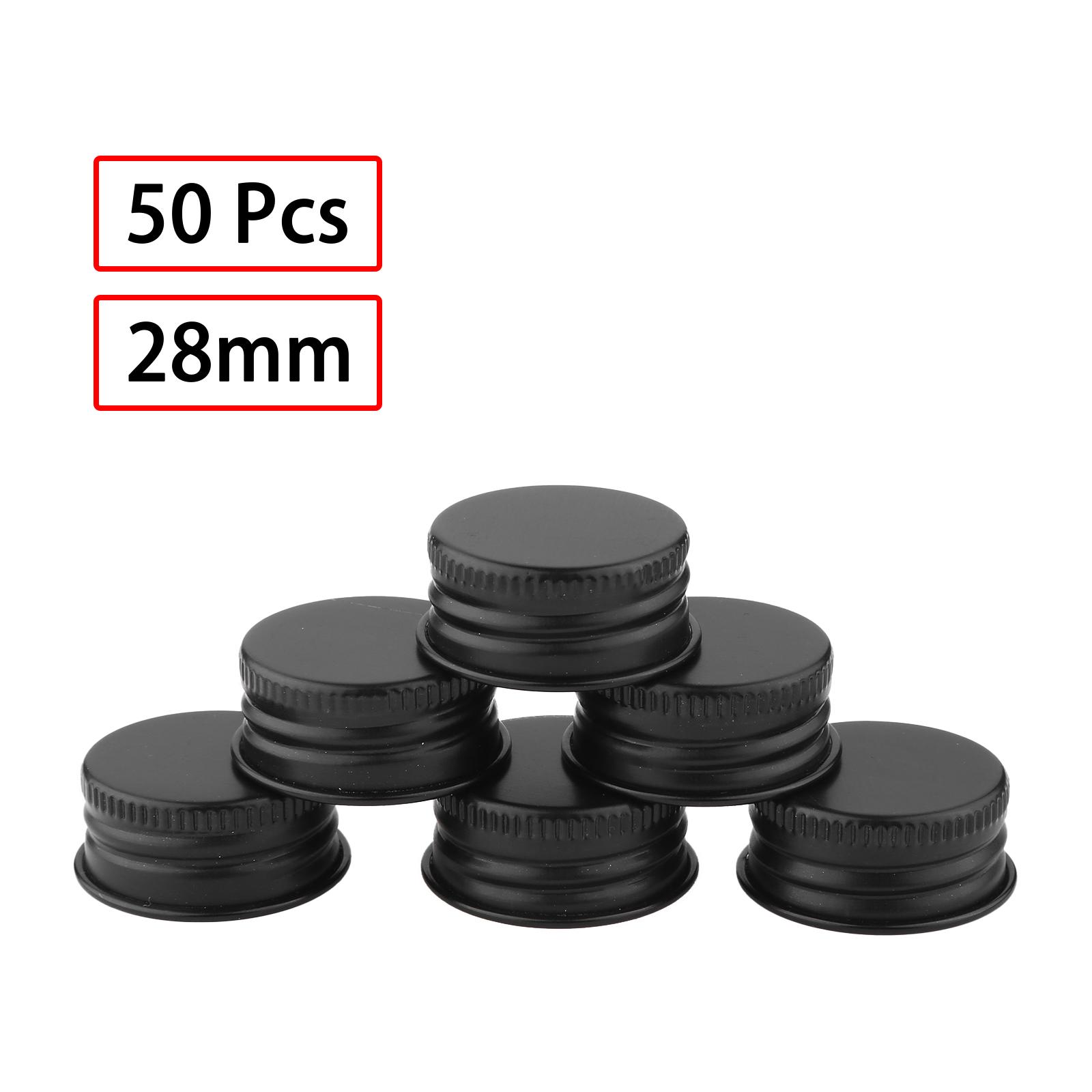 50Pcs Aluminum Threaded Bottle Caps with Foam Gasket - Leak-proof Reusable Lids for Cosmetic Containers & Bottles 28MM 50Pcs
50Pcs Aluminum Threaded Bottle Caps with Foam Gasket - Leak-proof Reusable Lids for Cosmetic Containers & Bottles 28MM 50Pcs