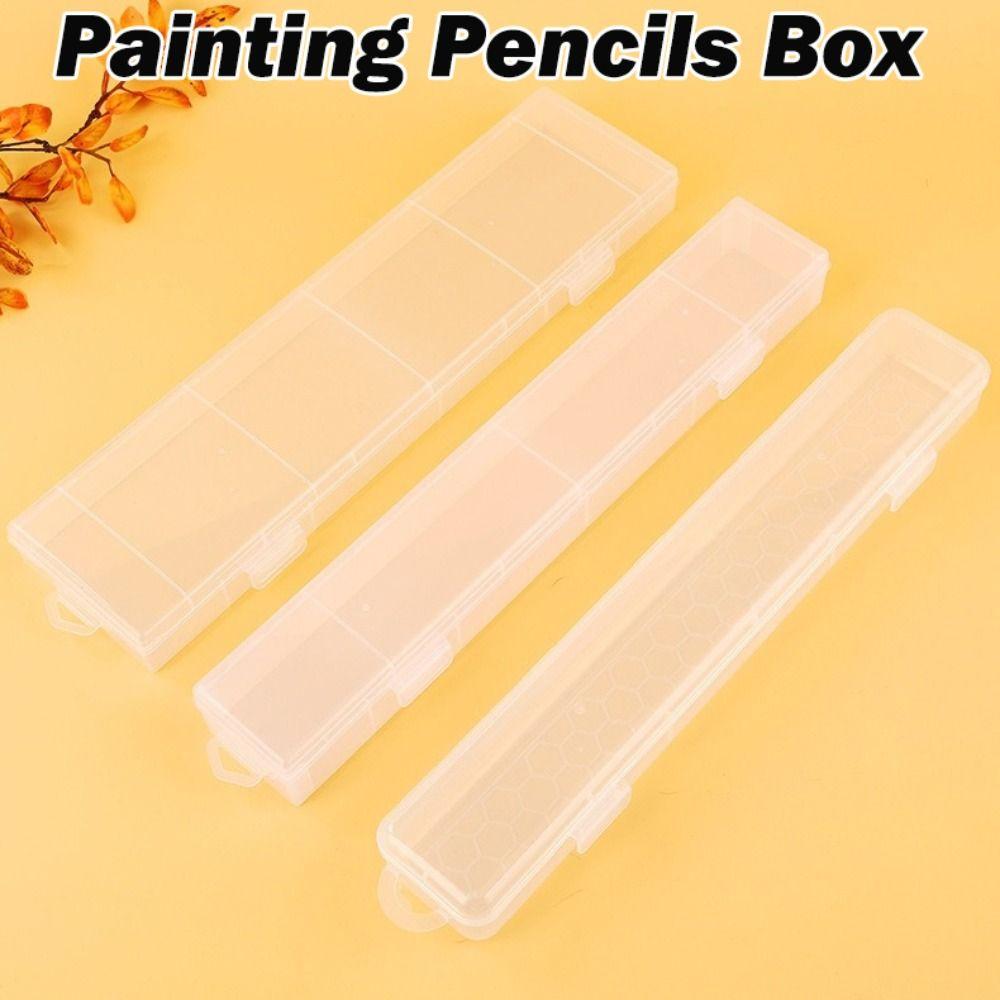 Plastic Storage Box Large Capacity Pencils Case New Watercolour Pen Container Arts Crafts 32.5x5.5x3.2cm
Plastic Storage Box Large Capacity Pencils Case New Watercolour Pen Container Arts Crafts 32.5x5.5x3.2cm
