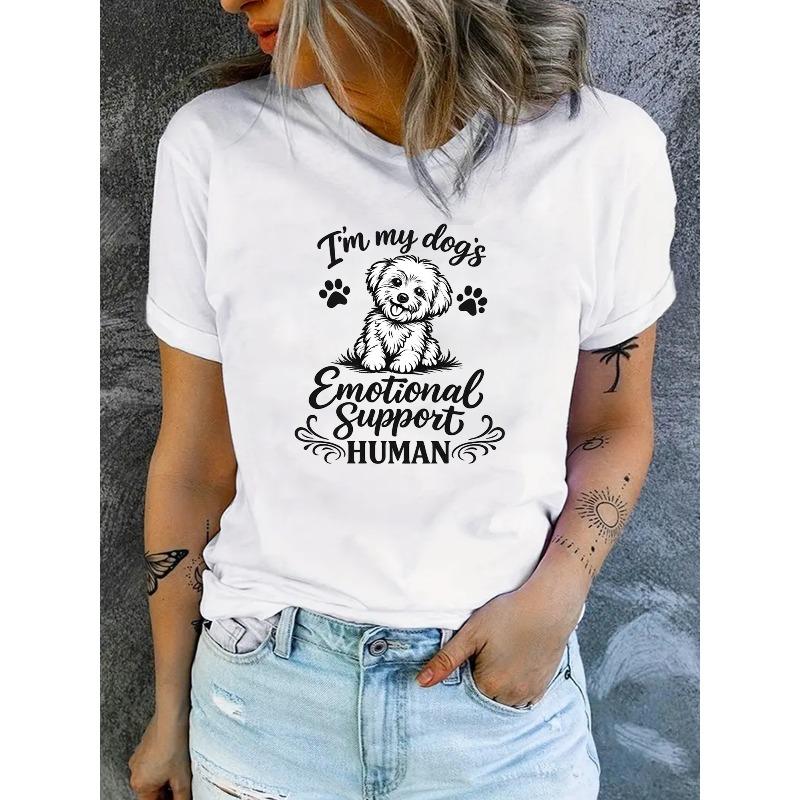 Women s Short-sleeved T-shirt with Paw Print and Dog Design, Featuring Black and White Puppy Prints. Perfect for Dog Lovers, S белый
Women s Short-sleeved T-shirt with Paw Print and Dog Design, Featuring Black and White Puppy Prints. Perfect for Dog Lovers, S белый