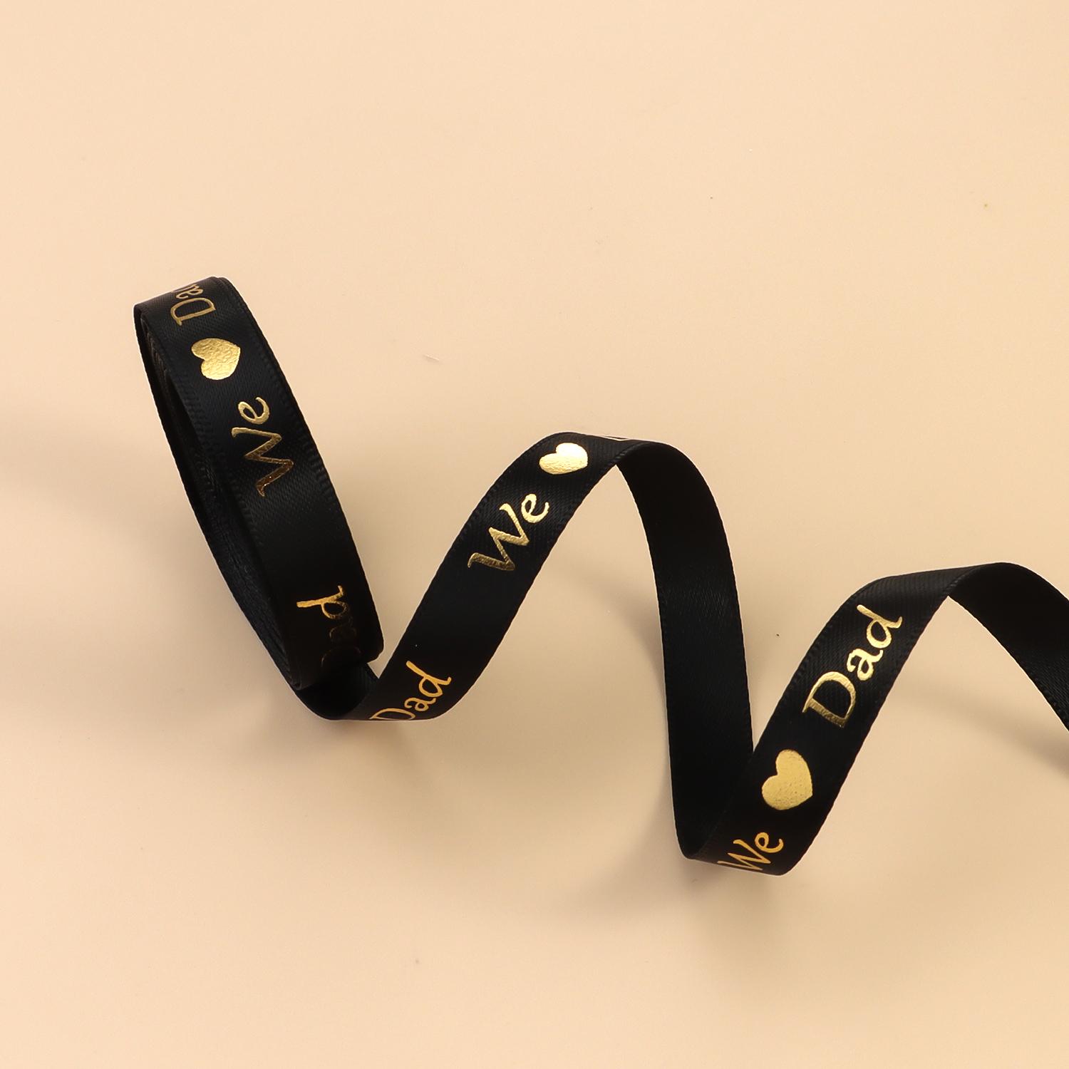 3 yard Father s Day Happy Ribbon, black and white Love You Dad Ribbon for gift wrapping, ribbon bouquet, Father s birthday, Than 1cm
3 yard Father s Day Happy Ribbon, black and white Love You Dad Ribbon for gift wrapping, ribbon bouquet, Father s birthday, Than 1cm