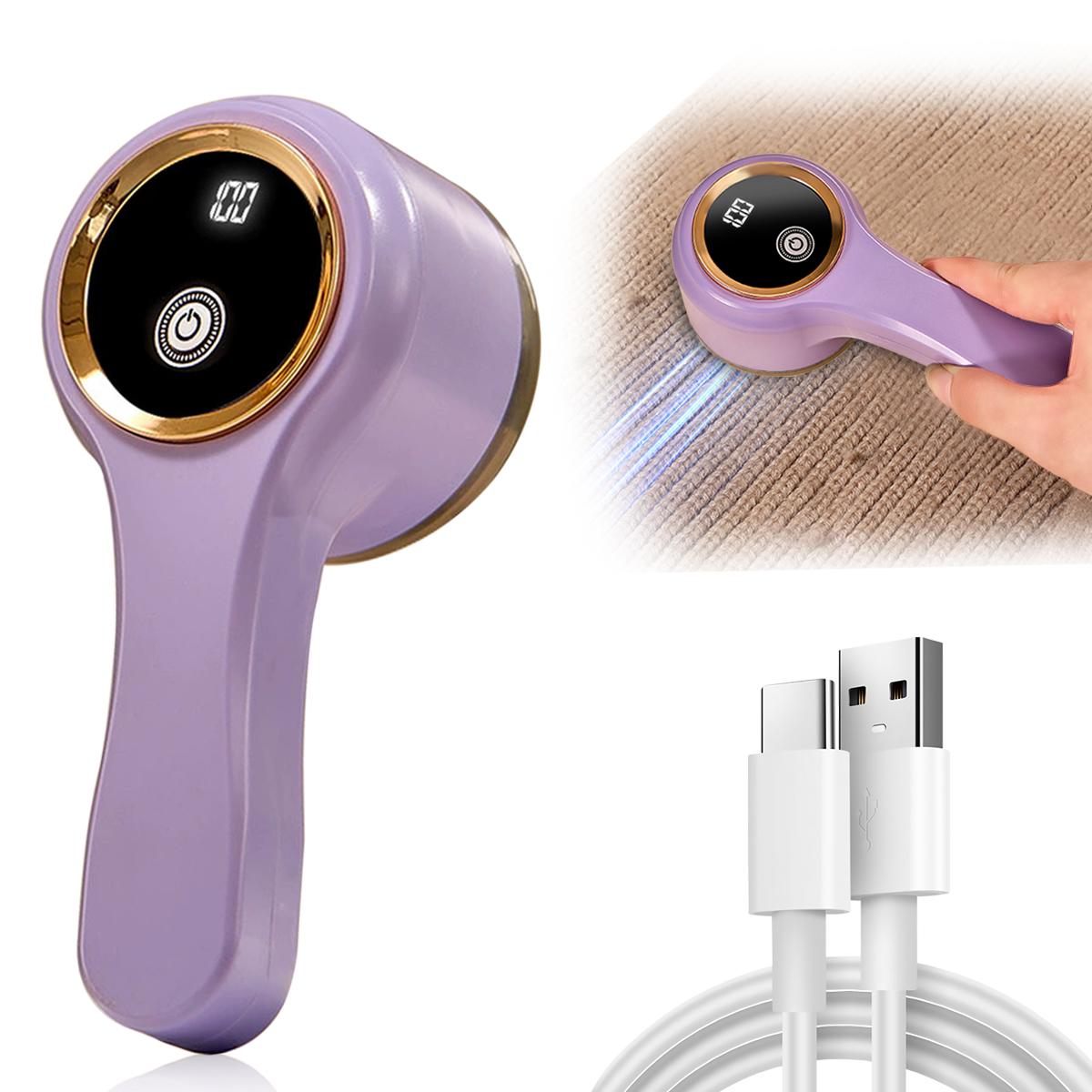 USB power supply, LED display, electric clothing shaver, clothing depilatory, efficient and fast removal of cotton lint фиолетовый
USB power supply, LED display, electric clothing shaver, clothing depilatory, efficient and fast removal of cotton lint фиолетовый