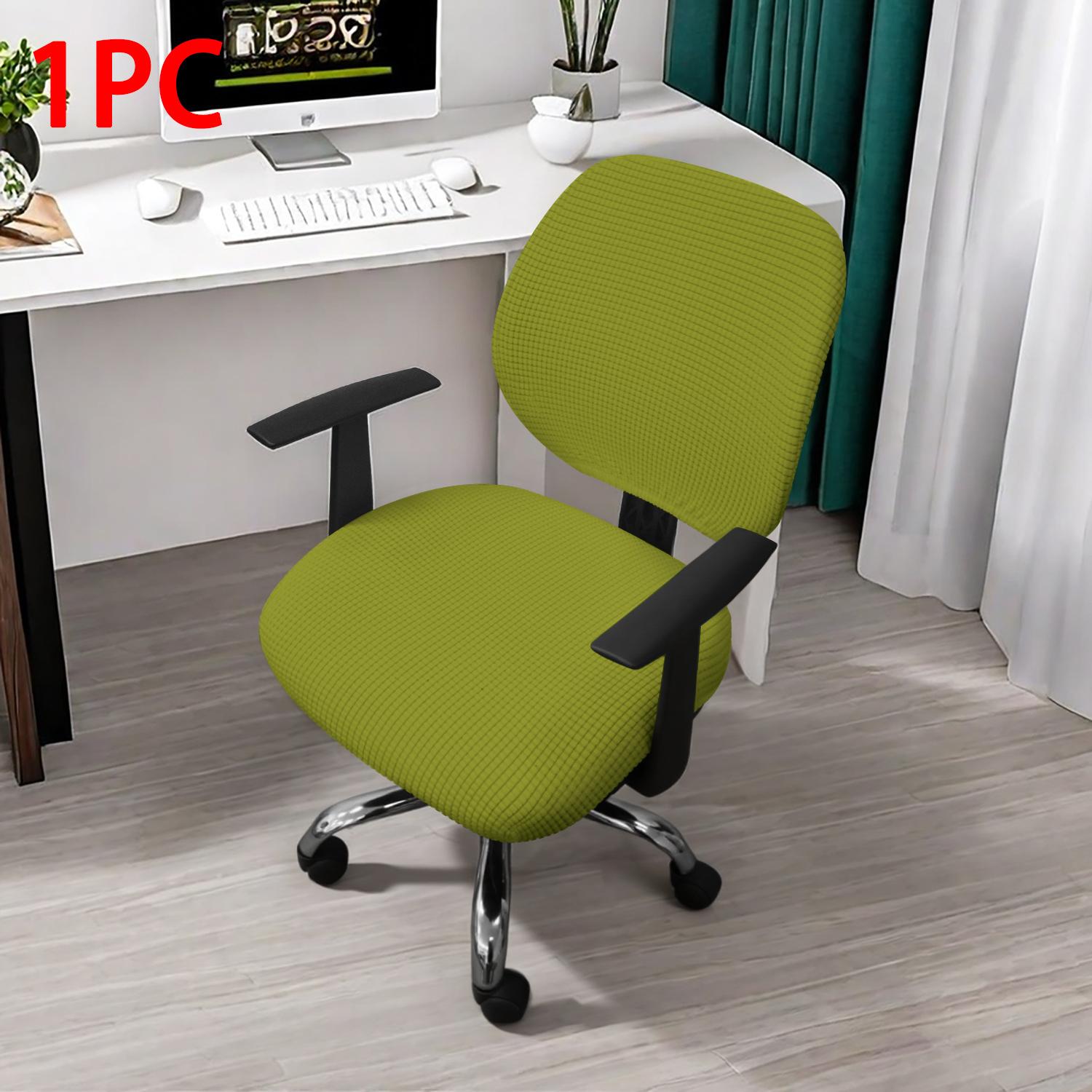 2Pcs/Set Stretch Swivel Desk Chair Cover with Armrests Elastic Two-piece Computer Chair Cover Jacquard Office Armchair Covers 1set(2pcs)
2Pcs/Set Stretch Swivel Desk Chair Cover with Armrests Elastic Two-piece Computer Chair Cover Jacquard Office Armchair Covers 1set(2pcs)