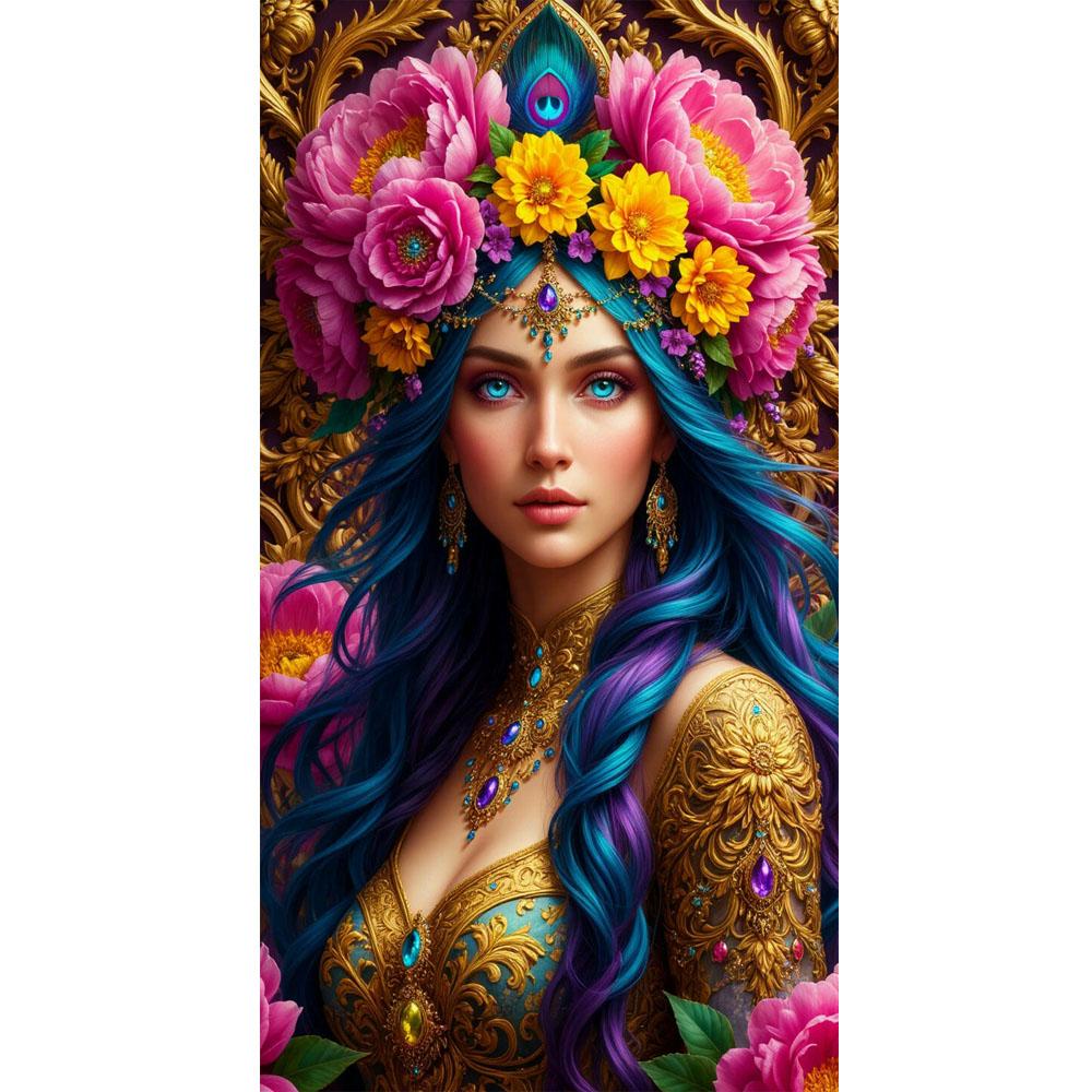 Beautiful Princess and Flowers Picture DIY Diamond Painting Cross Stitch Full Drills Diamond Mosaic New Collection Home Decor round 30x60cm червоний
Beautiful Princess and Flowers Picture DIY Diamond Painting Cross Stitch Full Drills Diamond Mosaic New Collection Home Decor round 30x60cm червоний
