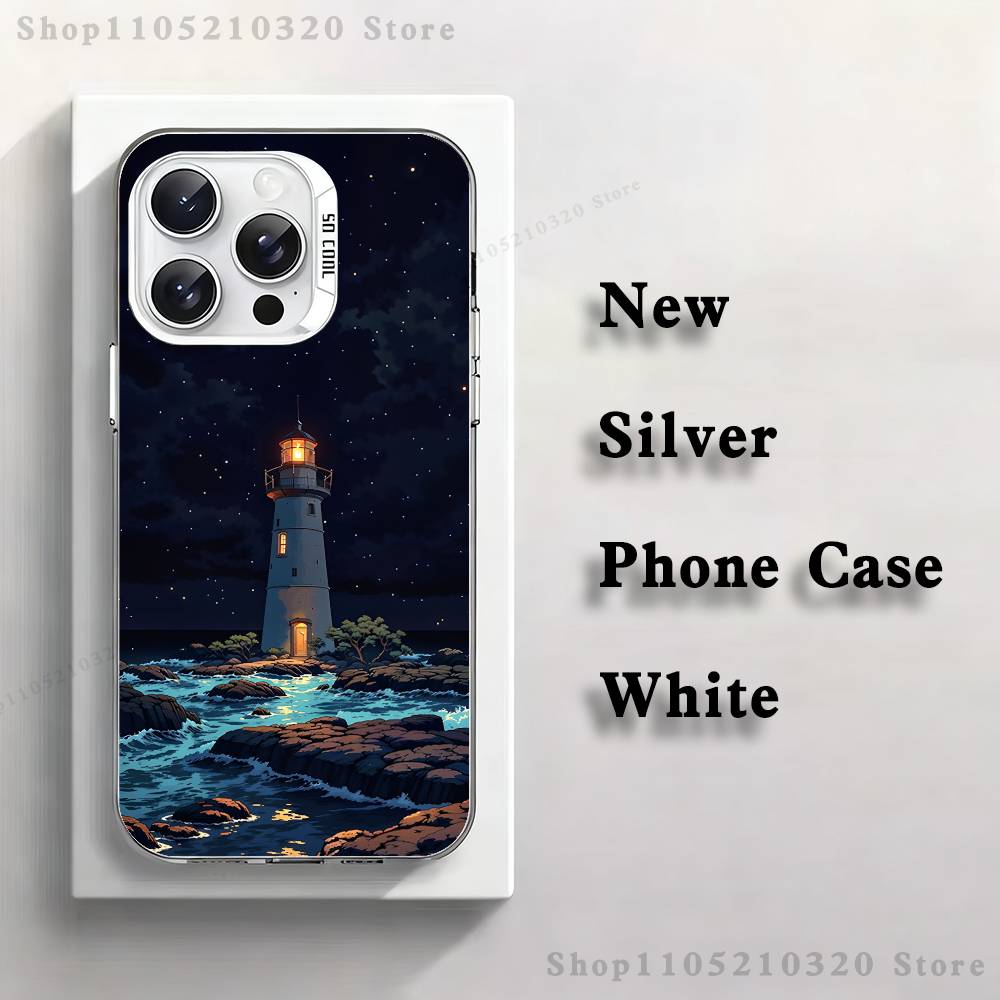Lighthouse Anime Phone Case For iPhone 17,16,15,14,13,12,11,Pro,XS,Max,Plus,Mini,SE4,E white Matte Shockproof Cover iPhone15
Lighthouse Anime Phone Case For iPhone 17,16,15,14,13,12,11,Pro,XS,Max,Plus,Mini,SE4,E white Matte Shockproof Cover iPhone15